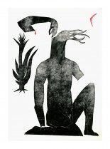 Self portrait with flower 21/30