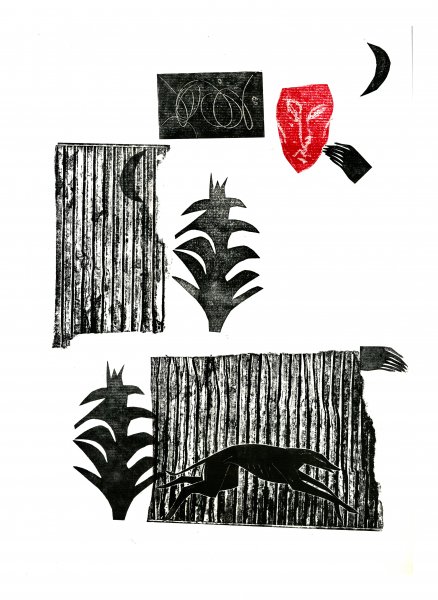 Self portrait with flower 24/30